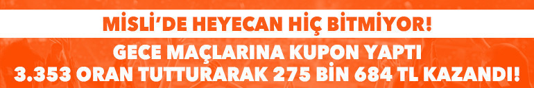 Gece maçlarına iddaa kuponu yaptı, 275 bin 684 TL kazandı