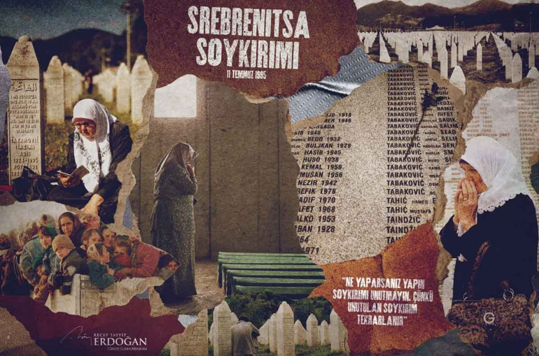 Cumhurbaşkanı Erdoğan: Benzer mezalimin yaşanmaması için Srebrenitsayı unutmayacağız