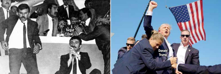 Özal parmağından Trump kulağından