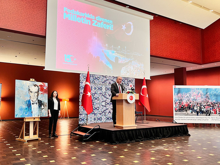 Demokrasi şehitleri Almanya’nın dört bir yanında anıldı