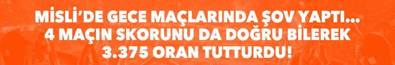 Gece maçlarına iddaa oynadı, 3375 oran tutturdu 4 maçlık iddaa kuponu...