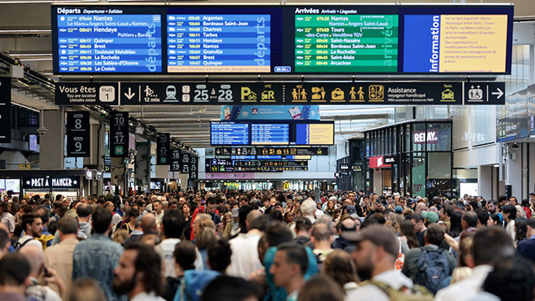Son dakika... Olimpiyat Oyunlarının açılışına saatler kala Fransada hızlı trenlere sabotaj