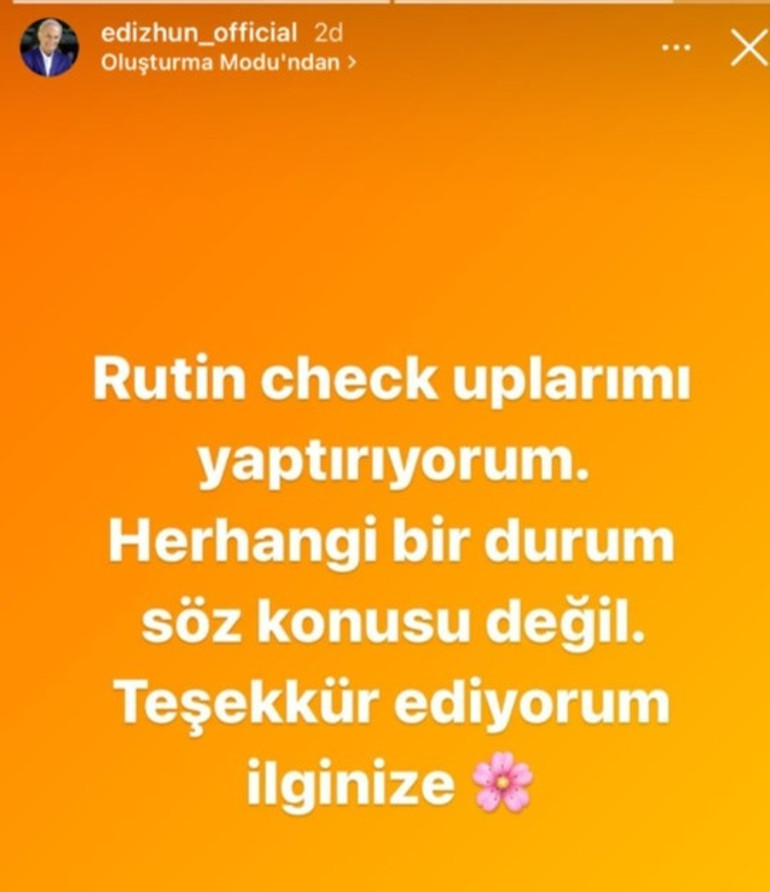 Ediz Hundan sevindiren haber