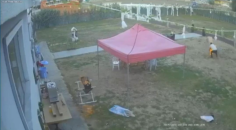 Mangal ateşi hayattan kopardı Dehşete düşüren olay kamerada