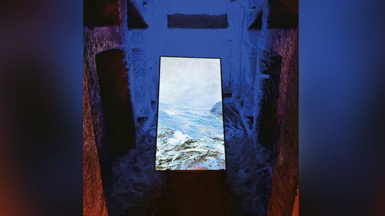 Kapadokya’da mahzenler sanat açtı