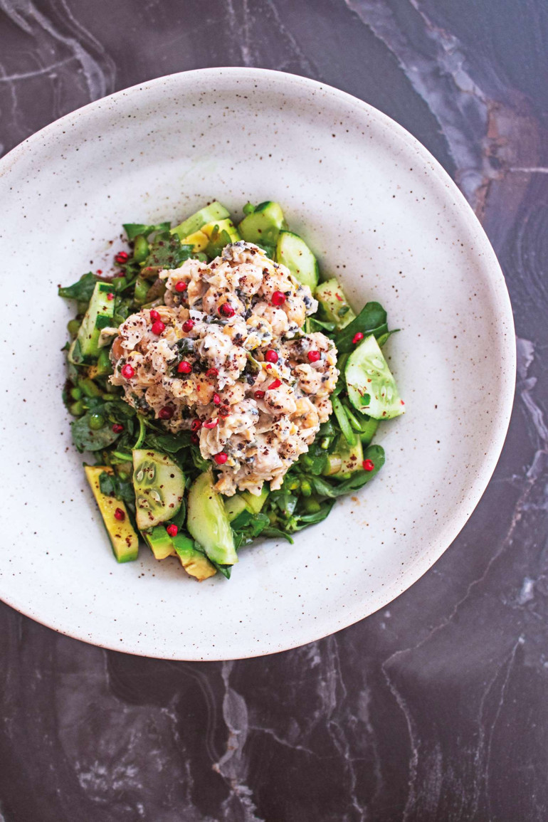 Buram buram deniz kokan vegan sofralar