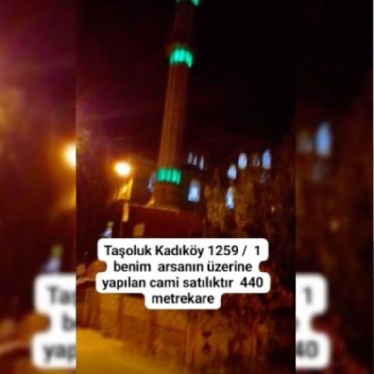 Görenler şaşkına döndü: Verilen söz tutulmadı deyip camiyi satışa çıkardı