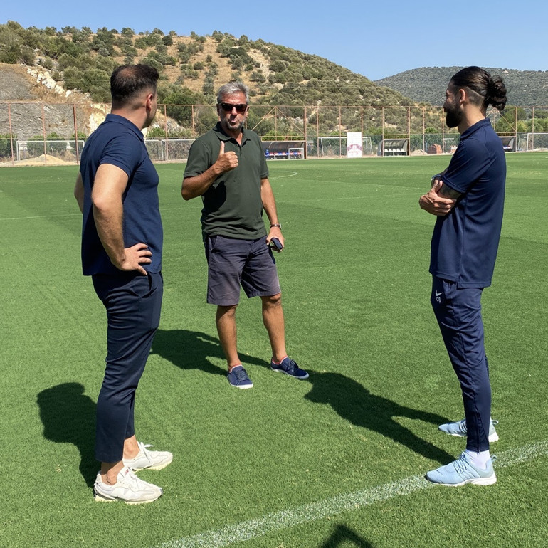 Hamza Hamzaoğlu, Altınorduyu ziyaret etti “Olcay Şahan doğru bir kulüpte...”