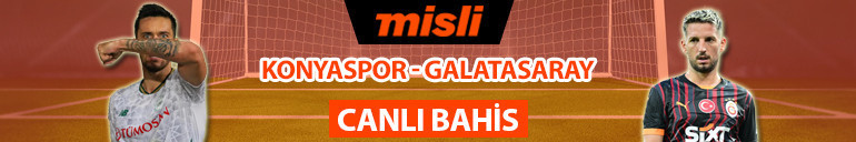 Galatasarayda 3 eksik Yeni transferler oynayacak mı Konyasporda 11 değişecek mi Süper Lig iddaa oranları...
