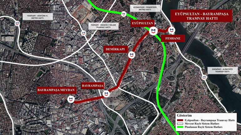 İstanbul’a yeni tramvay... Bayrampaşa denize kavuşacak