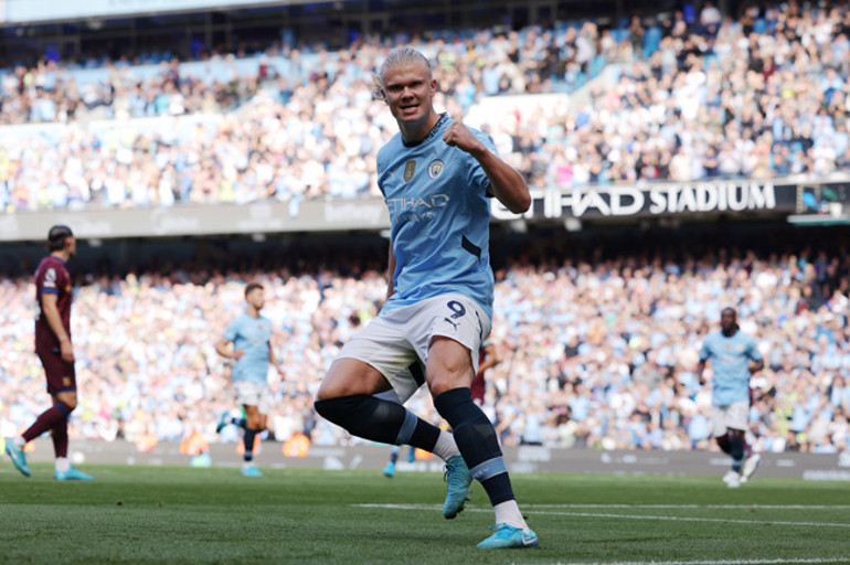 Erling Haaland, Wayne Rooney’i yakaladı Yedinci hat-trick...