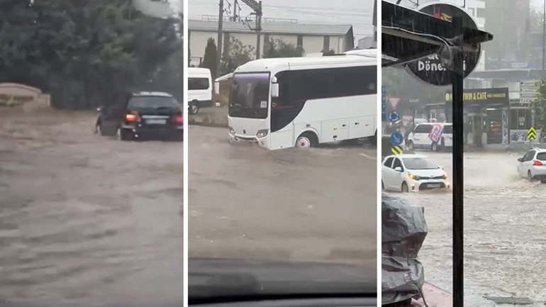 İstanbul için yağış alarmı Ankarada yollar göle döndü...  AKOM saat vererek uyardı: Etkisini artıracak, hazırlıklı ve tedbirli olun...