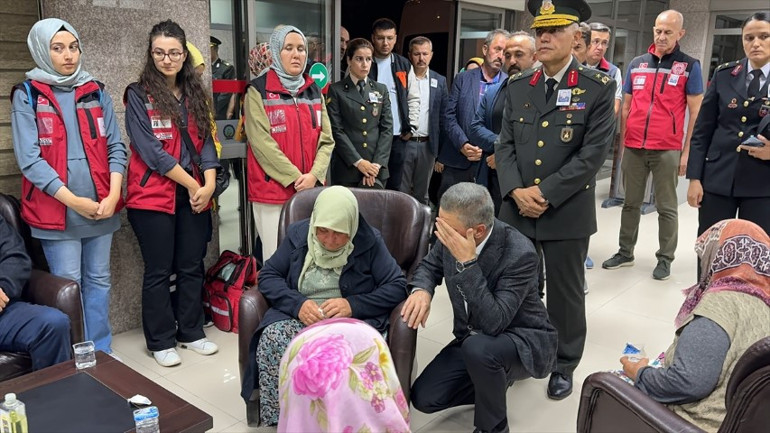 Şehit Binbaşı Osman Ayan, memleketine getirildi