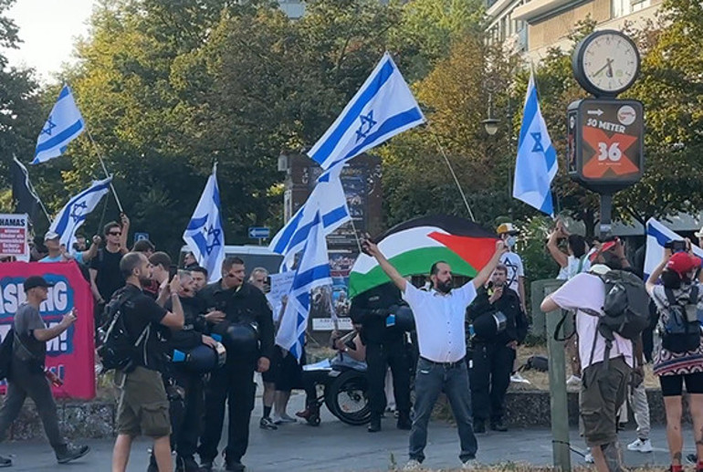Avrupada Filistine destek gösterileri