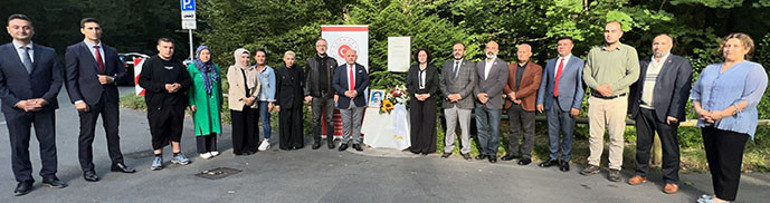 NSU Kurbanı Enver Şimşek öldürüldüğü yerde anıldı