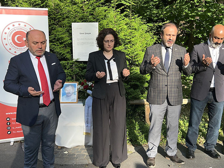 NSU Kurbanı Enver Şimşek öldürüldüğü yerde anıldı