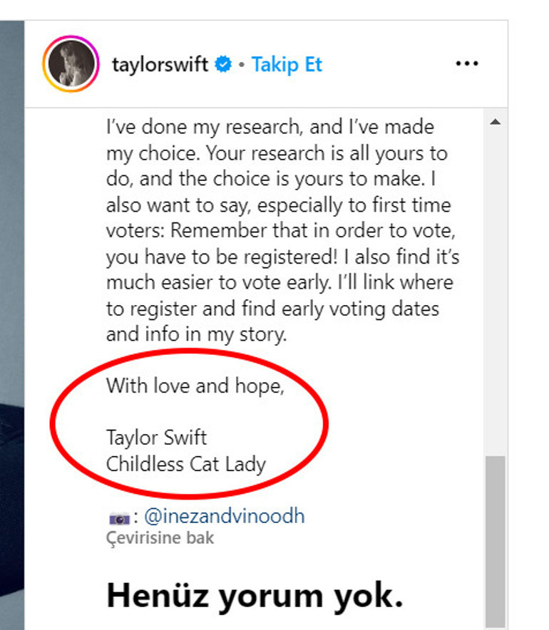 Dünyanın izlediği tartışma bitti… Ünlü şarkıcı bombayı patlattı: Oyum Kamalaya… İmza ‘çocuksuz kedili kadın’