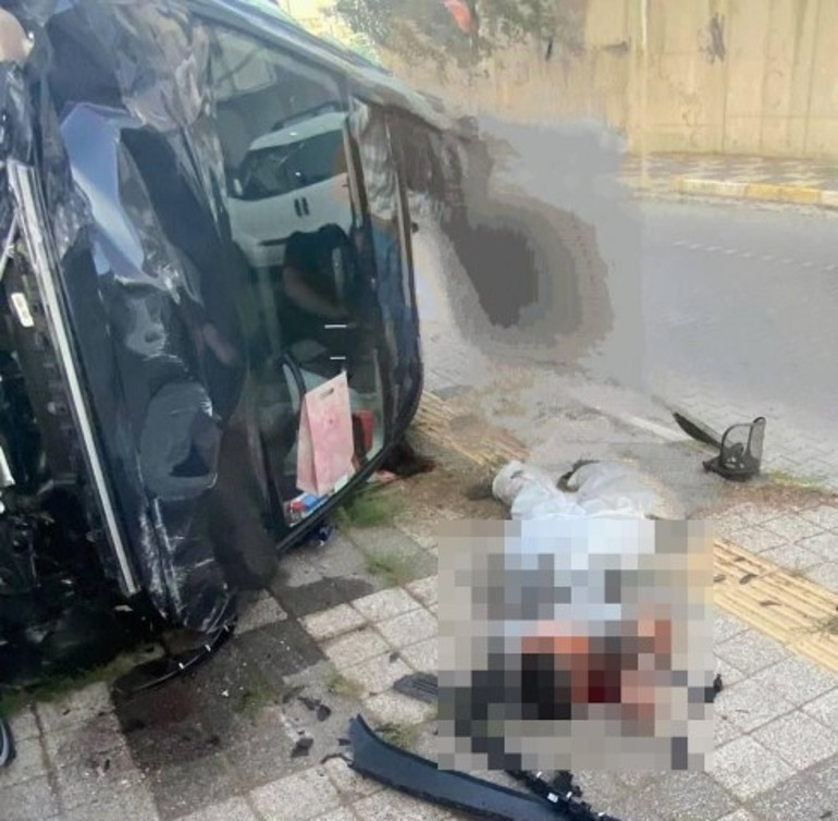 Belediye işçisinin kahreden ölümü: Yol kenarında ot biçerken takla atan otomobil çarptı