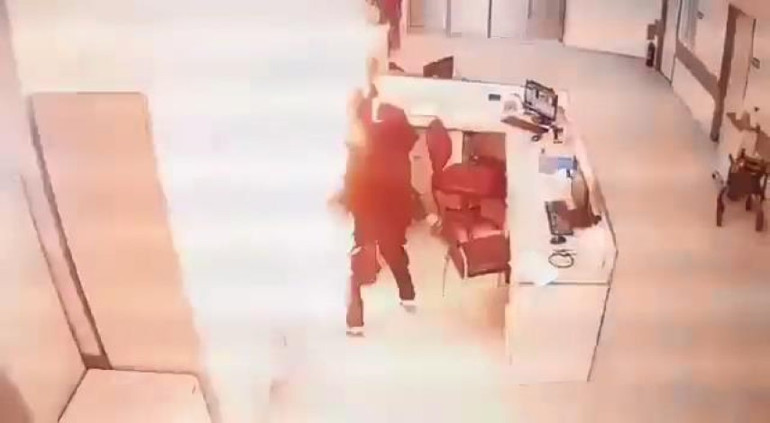 Hastanedeki patlamaya hemşire neden olmuş... Yakayım mı sizi, deyip çakmağı çaktı... Abi yapma dedim dinlemedi