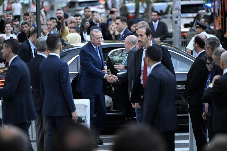 Cumhurbaşkanı Erdoğan, BM 79. Genel Kuruluna katılmak üzere ABDye geldi
