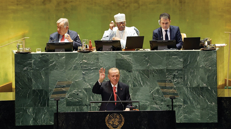 Son dakika: Cumhurbaşkanı Erdoğandan BMde tarihi çağrı: Katliam şebekesini durdurmak için neyi bekliyorsunuz
