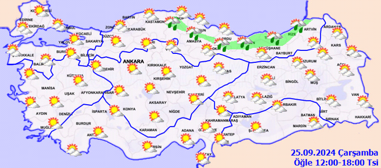 Hava durumu tahminleri il il 25 Eylül 2024 | Bugün hava nasıl olacak İstanbulda yağmur yağacak mı Meteoroloji duyurdu: Sıcaklıklar artıyor