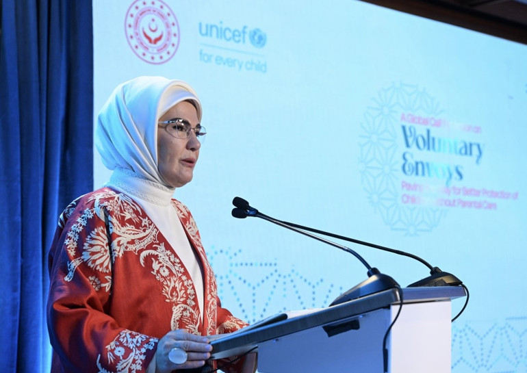 Emine Erdoğan: Filistindeki durumu göz ardı edemeyiz