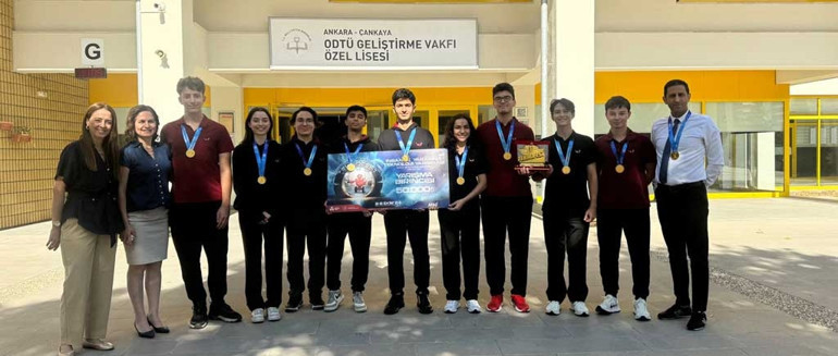 İnsanlık yararına yarıştılar 1. oldular