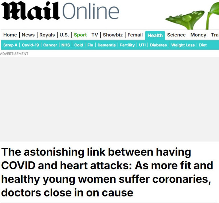 Covid-19 ile kalp krizi arasında bağlantı olduğu tespit edildi... Genç kadınlar arasında yaygın olarak görüldü...