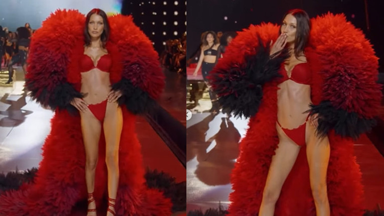 Melekler kanat takıp podyuma indi… Victoria’s Secret defilesi altı yıl sonra geri döndü, yer yerinden oynadı