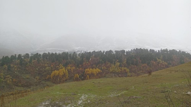 Meteoroloji uyarmıştı: Hava soğudu, kar bastırdı... Kent merkezini beyaz örtü kapladı