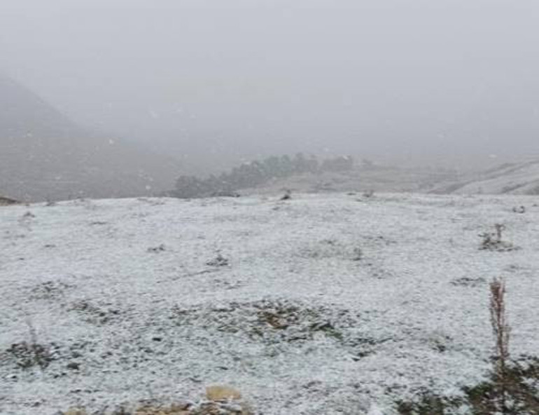 Meteoroloji uyarmıştı: Hava soğudu, kar bastırdı... Kent merkezini beyaz örtü kapladı