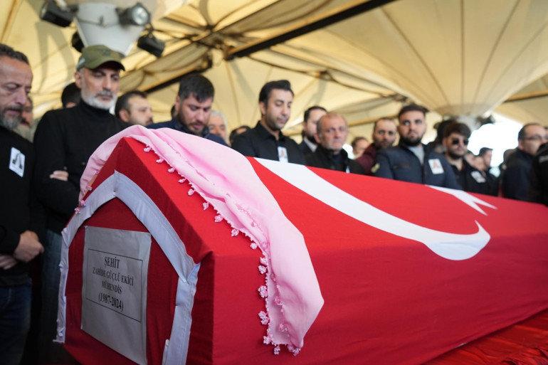 TUSAŞa alçak saldırı... Ankarada şehitlere acı veda