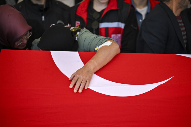 TUSAŞa alçak saldırı... Ankarada şehitlere acı veda