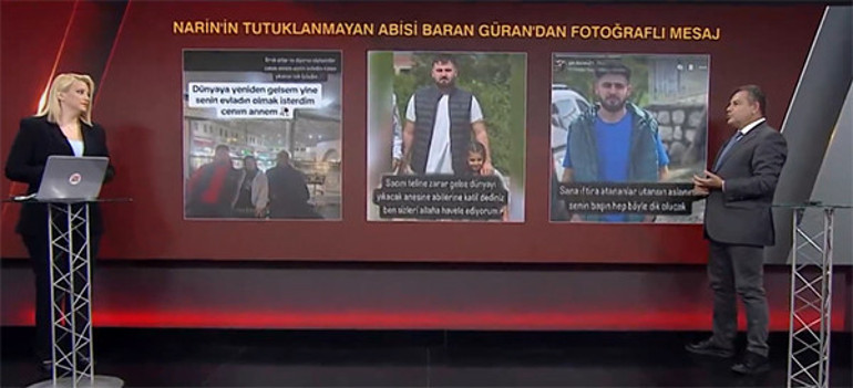 Narinin ağabeyi Baran Gürandan dikkat çeken paylaşımlar... Paylaştıktan 45 dakika sonra sildi