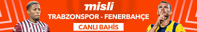 Trabzonspor - Fenerbahçe derbisinin heyecanı Türkiyenin En Yüksek Oranları ile Mislide İşte muhtemel 11ler ve dikkat çeken istatistikler