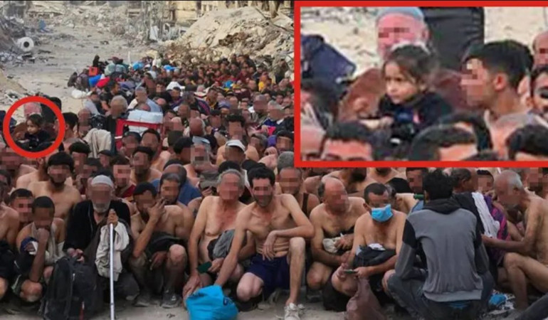 İsrail zulmünün ortasında bir kız çocuğu...