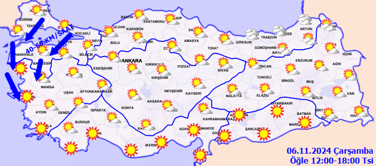 Kar yağışı ve sağanak uyarısı | Bugün (6 Kasım) hava nasıl olacak Meteoroloji il il hava durumu tahminlerini yayınladı
