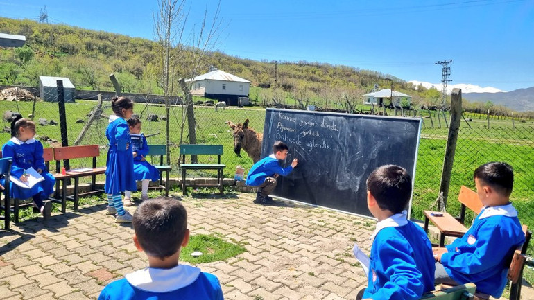 Kolej gibi köy okulu... Öğrencilere hem okul hem ‘yuva’ oldu
