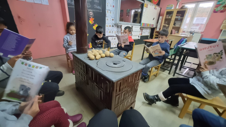 Kolej gibi köy okulu... Öğrencilere hem okul hem ‘yuva’ oldu