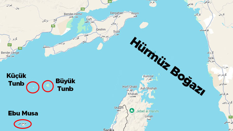 Körfezde kriz: BAE ve İrandan hak iddiası... 136 yıllık İngiliz haritaları kaynak gösterildi...