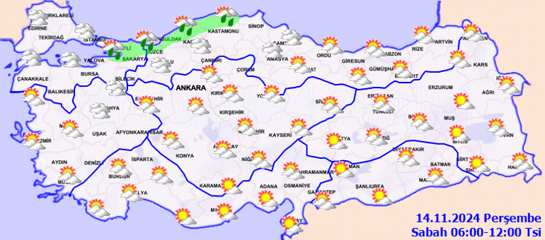 Son dakika hava durumu tahminleri il il 14 Kasım 2024 | Bugün hava nasıl olacak Yağmur var mı Meteorolojiden 5 ile kuvvetli sağanak uyarısı: Cuma gününe dikkat