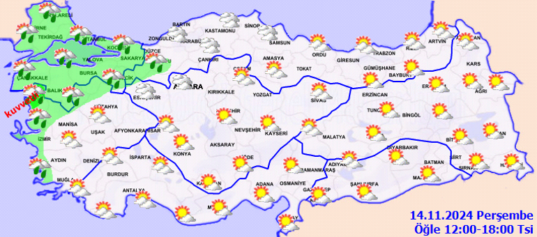 Son dakika hava durumu tahminleri il il 14 Kasım 2024 | Bugün hava nasıl olacak Yağmur var mı Meteorolojiden 5 ile kuvvetli sağanak uyarısı: Cuma gününe dikkat