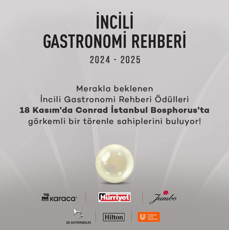İncili Gastronomi Rehberi 2024... Gastronomi Dünyasının Öne Çıkanları Açıklanacak