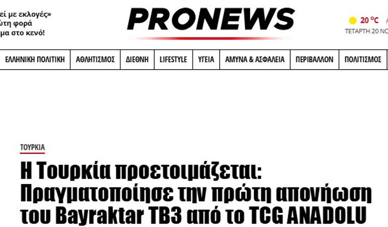 Yunanistanda Bayraktar TB3 endişesi: Türkiye dünya çapında bir ilke imza attı