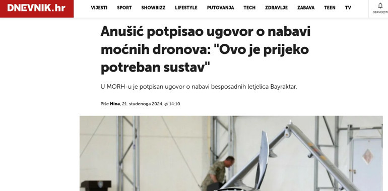 Bayraktar TB2ye hayran kaldılar: Hırvat basını övgüyle bahsetti... Geleceğin yetenekli ve yüksek kalitedeki sistemleri
