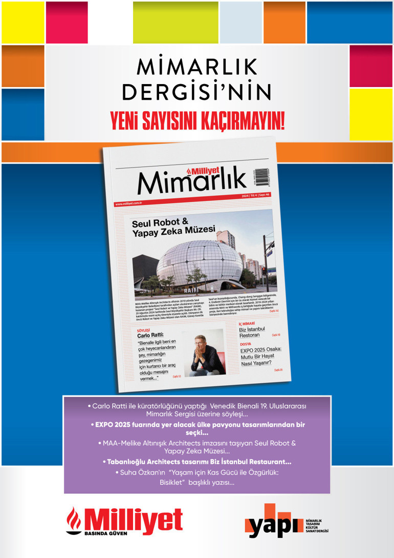 Milliyet Mimarlık Dergisi’nin 46. Sayısı Bu Pazar Bayilerde
