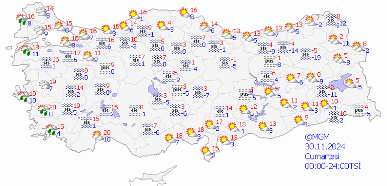 HAVA DURUMU TAHMİNLERİ İL İL | Bugün (30 Kasım) hava nasıl olacak Hafta sonu İstanbula kar yağacak mı Meteorolojiden Edirne ve Çanakkaleye uyarı
