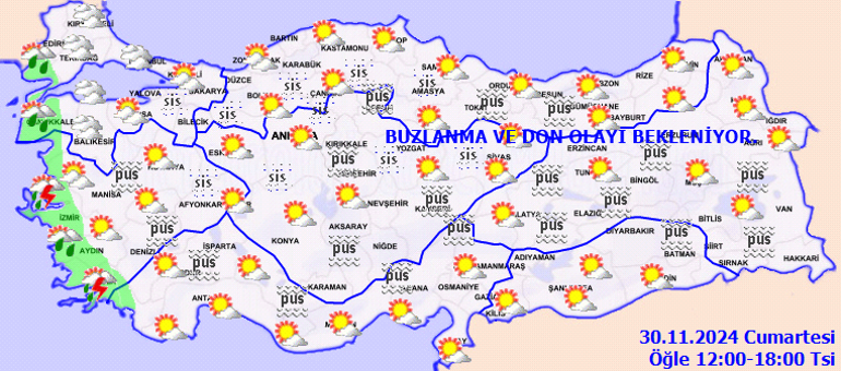 HAVA DURUMU TAHMİNLERİ İL İL | Bugün (30 Kasım) hava nasıl olacak Hafta sonu İstanbula kar yağacak mı Meteorolojiden Edirne ve Çanakkaleye uyarı