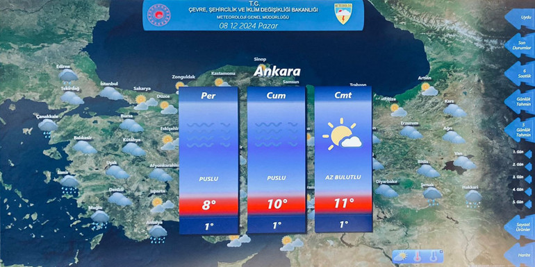 Hava durumu tahminleri il il 5 Aralık 2024 | Bugün hava nasıl olacak Yağmur yağacak mı Meteorolojiden son dakika uyarı... Hafta sonuna dikkat